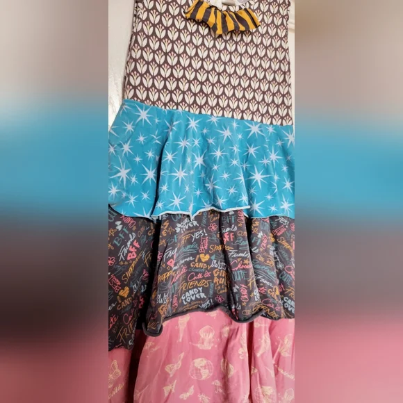 Matilda Jane 'Paint By Numbers' Patterned Layered Dress - Picture 3 of 6